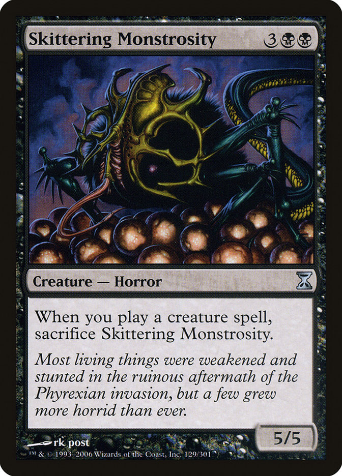 Magic the Gathering Card - Skittering Monstrosity - MTG Circle
