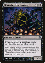 Magic the Gathering Card - Skittering Monstrosity - MTG Circle