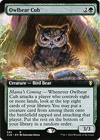 Magic the Gathering Card - Owlbear Cub - MTG Circle
