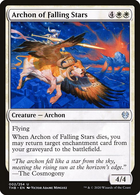 Magic the Gathering Card - Archon of Falling Stars - MTG Circle