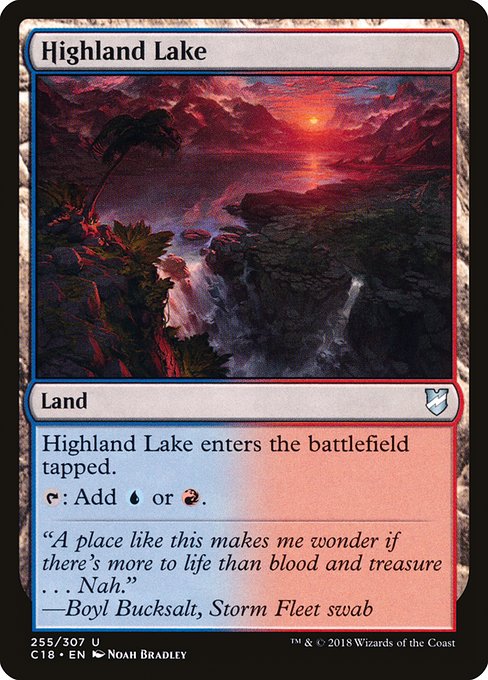 Magic the Gathering Card - Highland Lake - MTG Circle