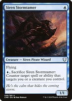 Magic the Gathering Card - Siren Stormtamer - MTG Circle