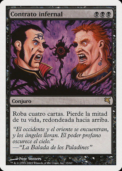 Magic the Gathering Card - Infernal Contract - MTG Circle