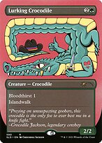 Magic the Gathering Card - Lurking Crocodile - MTG Circle