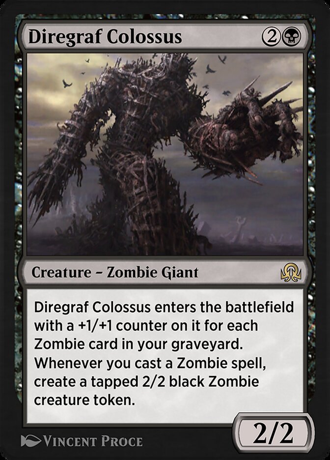 Magic the Gathering Card - Diregraf Colossus - MTG Circle