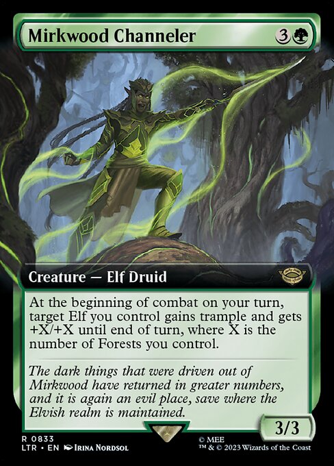 Magic the Gathering Card - Mirkwood Channeler - MTG Circle