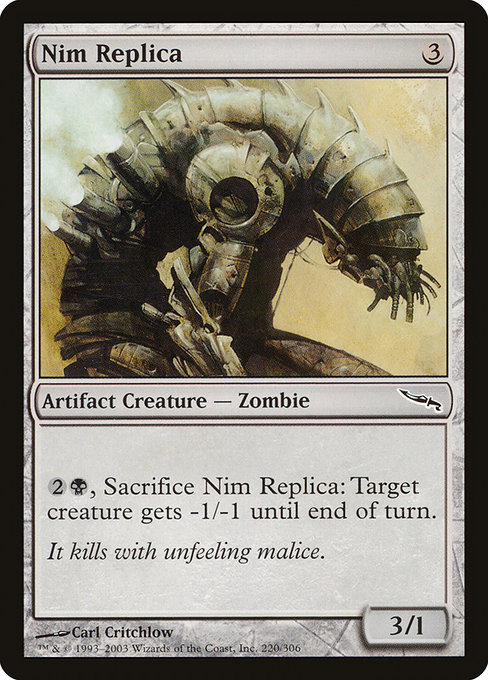 Magic the Gathering Card - Nim Replica - MTG Circle