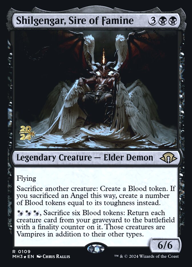 Magic the Gathering Card - Shilgengar, Sire of Famine - MTG Circle