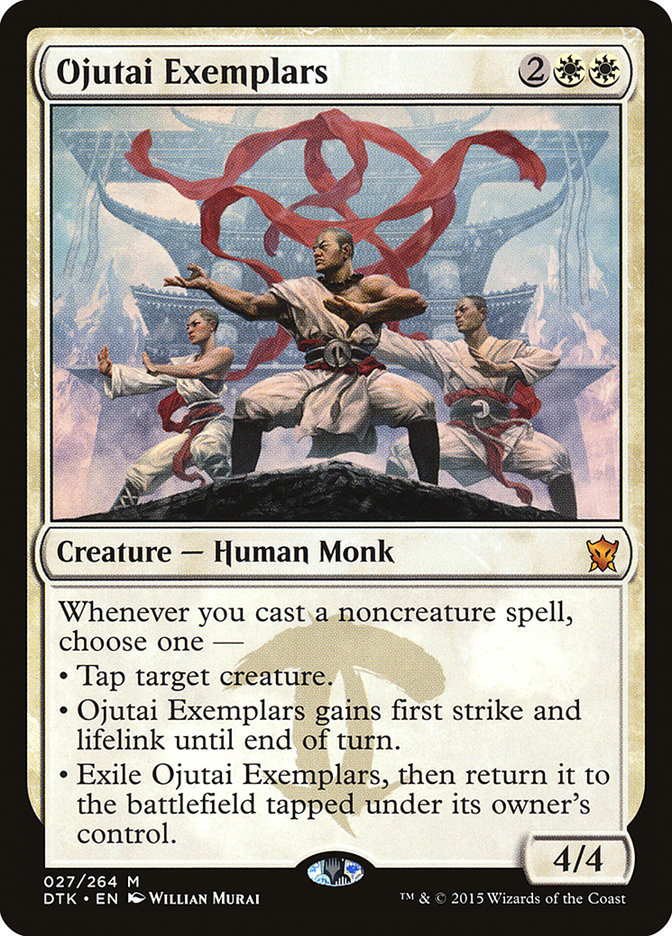 Magic the Gathering Card - Ojutai Exemplars - MTG Circle