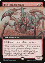 Magic the Gathering Card - Two-Headed Sliver - MTG Circle