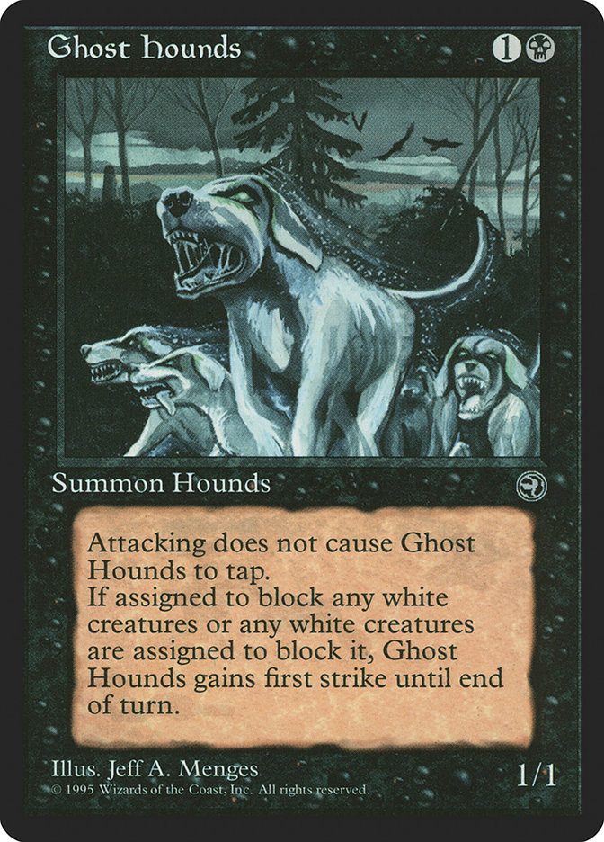 Magic the Gathering Card - Ghost Hounds - MTG Circle