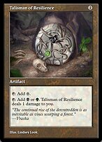 Magic the Gathering Card - Talisman of Resilience - MTG Circle