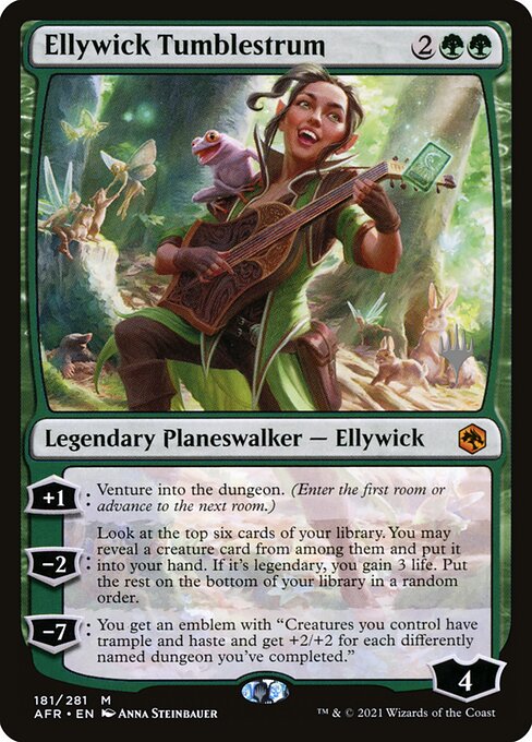 Magic the Gathering Card - Ellywick Tumblestrum - MTG Circle