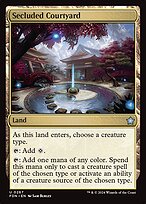 Magic the Gathering Card - Secluded Courtyard - MTG Circle