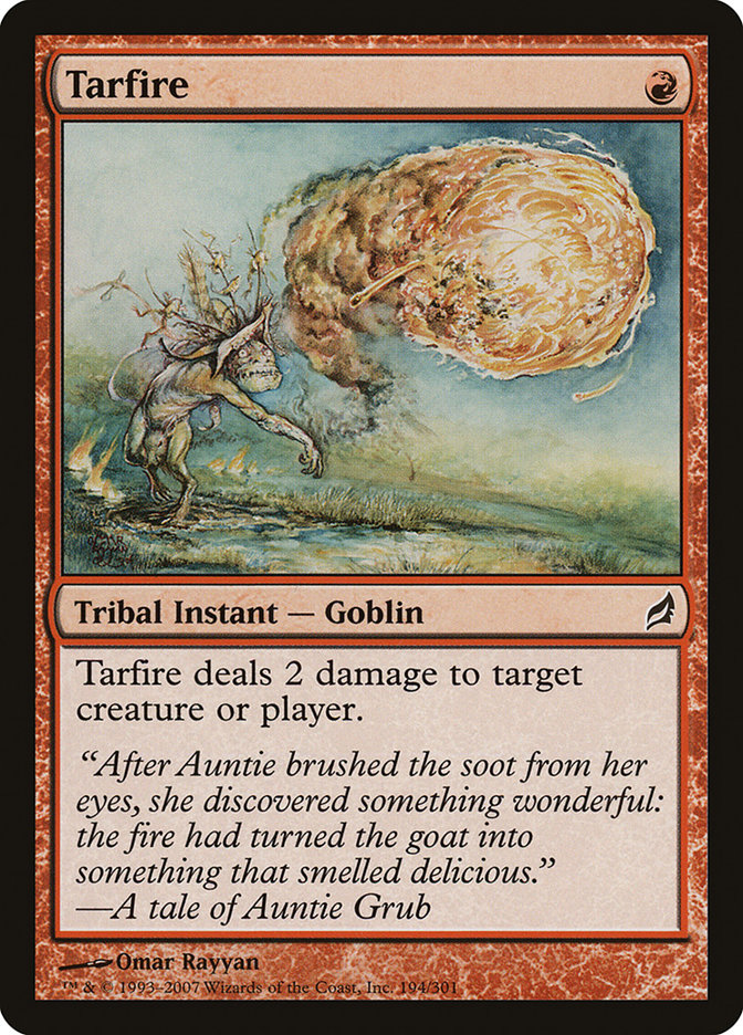 Magic the Gathering Card - Tarfire - MTG Circle