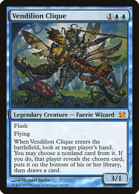 Magic the Gathering Card - Vendilion Clique - MTG Circle