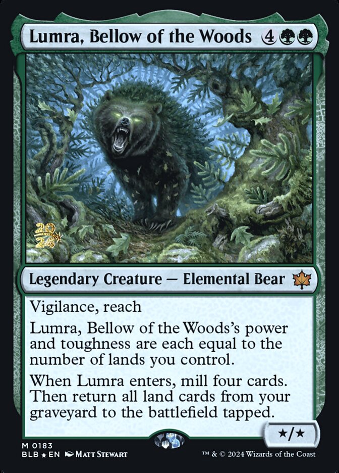 Magic the Gathering Card - Lumra, Bellow of the Woods - MTG Circle