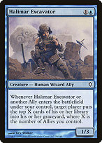 Magic the Gathering Card - Halimar Excavator - MTG Circle