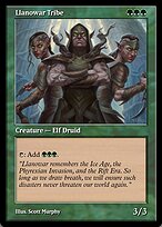 Magic the Gathering Card - Llanowar Tribe - MTG Circle