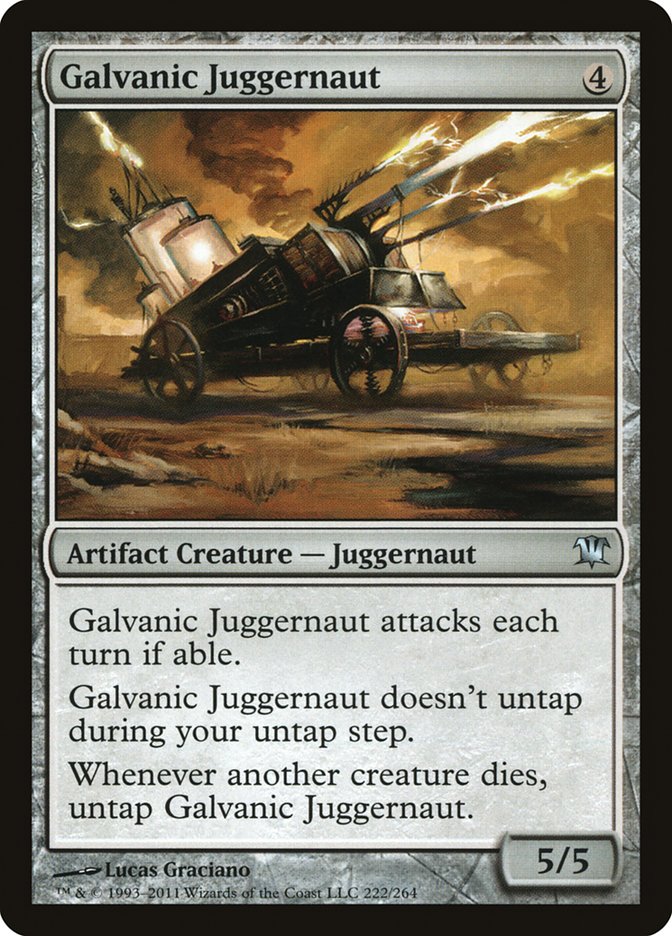 Magic the Gathering Card - Galvanic Juggernaut - MTG Circle