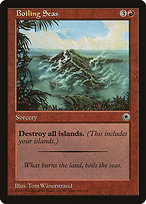 Magic the Gathering Card - Boiling Seas - MTG Circle