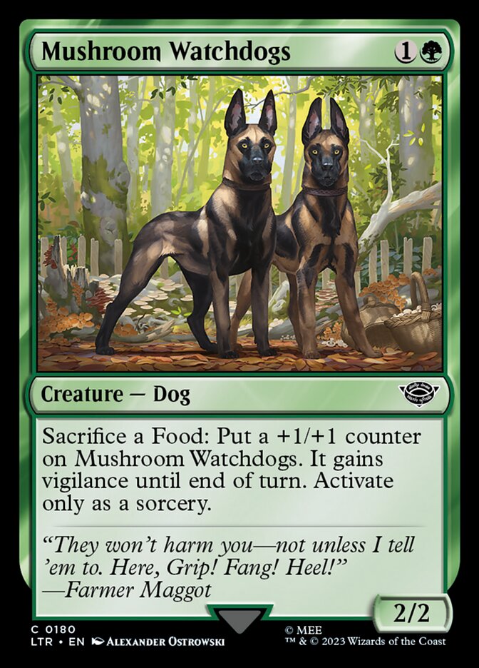 Magic the Gathering Card - Mushroom Watchdogs - MTG Circle