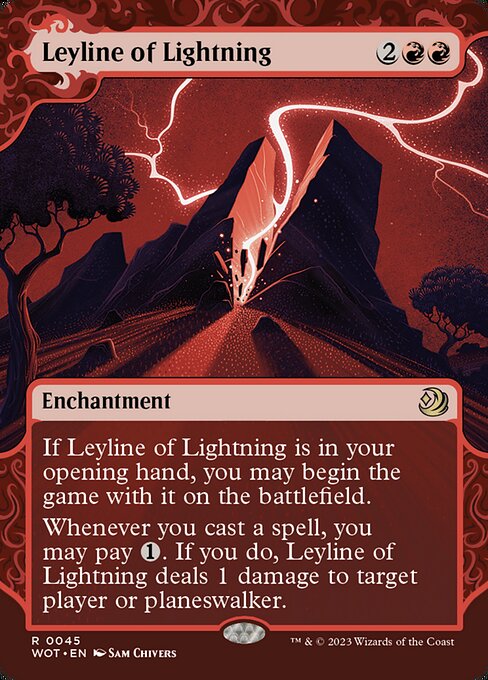 Magic the Gathering Card - Leyline of Lightning - MTG Circle