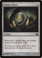 Magic the Gathering Card - Golem's Heart - MTG Circle