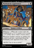 Magic the Gathering Card - Marionette Apprentice - MTG Circle