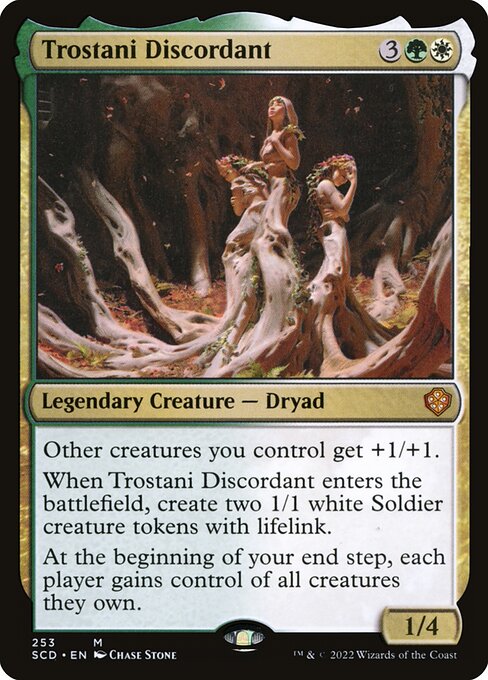 Magic the Gathering Card - Trostani Discordant - MTG Circle