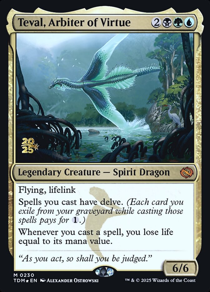 Magic the Gathering Card - Teval, Arbiter of Virtue - MTG Circle