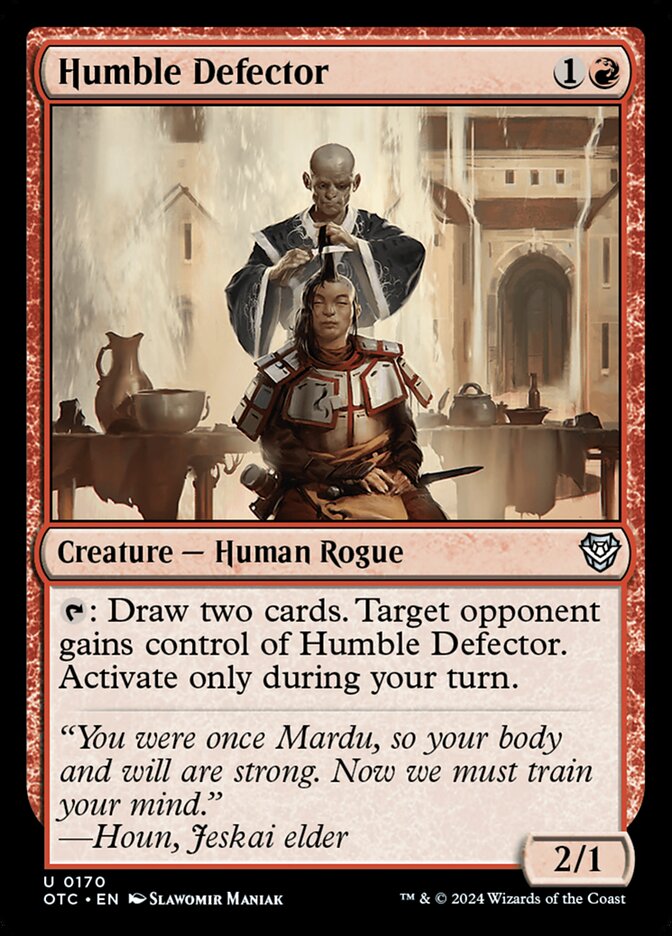 Magic the Gathering Card - Humble Defector - MTG Circle