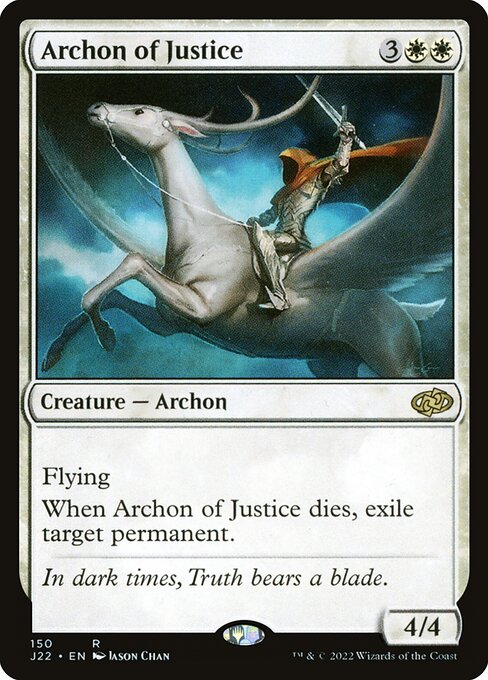 Magic the Gathering Card - Archon of Justice - MTG Circle