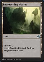 Magic the Gathering Card - Encroaching Wastes - MTG Circle