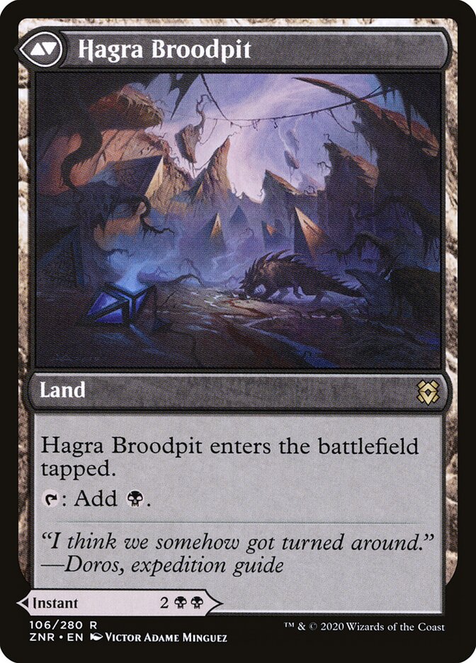 Magic the Gathering Card - Hagra Broodpit - MTG Circle