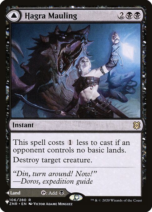 Magic the Gathering Card - Hagra Mauling - MTG Circle