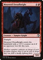 Magic the Gathering Card - Mounted Dreadknight - MTG Circle