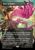 Magic the Gathering Card - Flare of Malice - MTG Circle