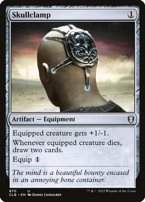 Magic the Gathering Card - Skullclamp - MTG Circle