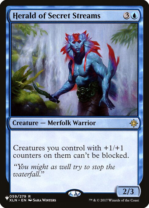 Magic the Gathering Card - Herald of Secret Streams - MTG Circle