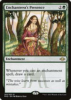 Magic the Gathering Card - Enchantress's Presence - MTG Circle