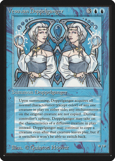 Magic the Gathering Card - Vesuvan Doppelganger - MTG Circle