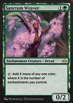 Magic the Gathering Card - Sanctum Weaver - MTG Circle