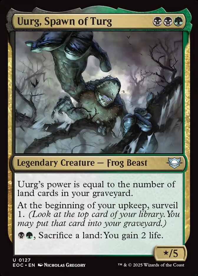 Magic the Gathering Card - Uurg, Spawn of Turg - MTG Circle
