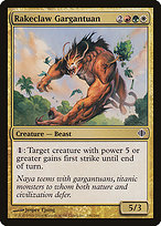Magic the Gathering Card - Rakeclaw Gargantuan - MTG Circle