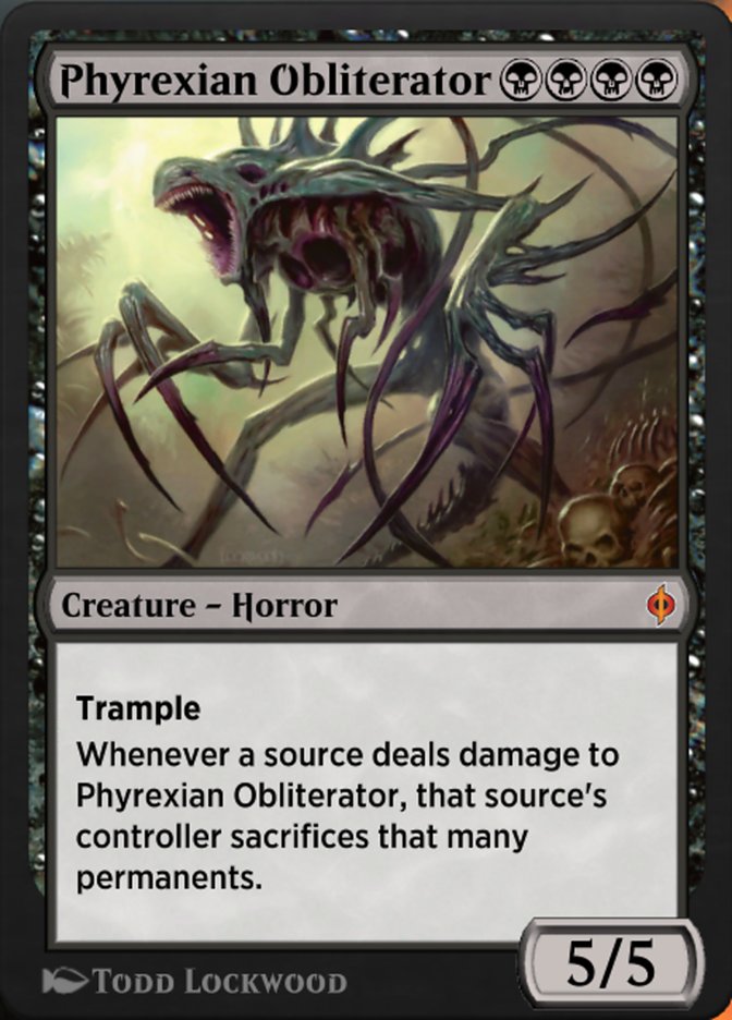 Magic the Gathering Card - Phyrexian Obliterator - MTG Circle