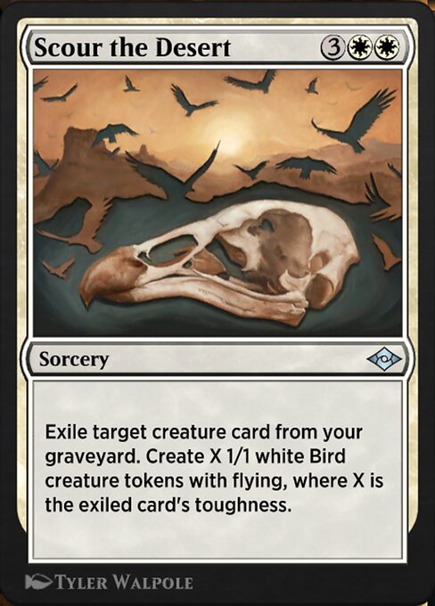 Magic the Gathering Card - Scour the Desert - MTG Circle