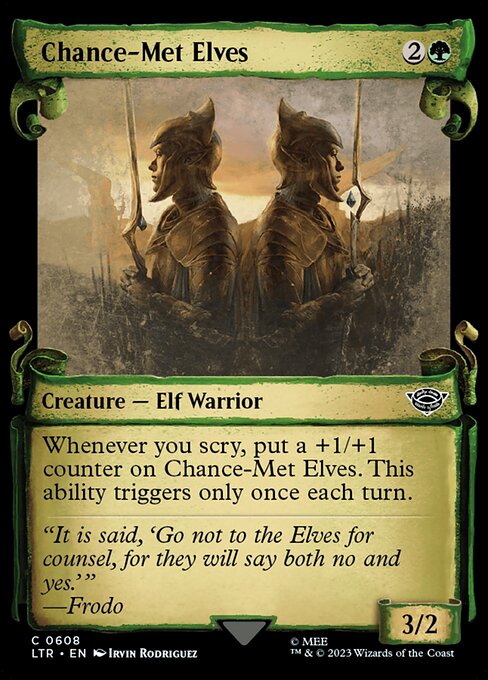 Magic the Gathering Card - Chance-Met Elves - MTG Circle