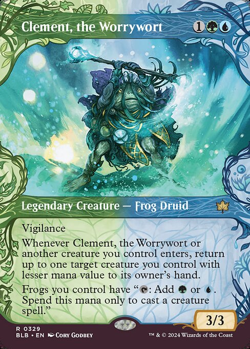 Magic the Gathering Card - Clement, the Worrywort - MTG Circle