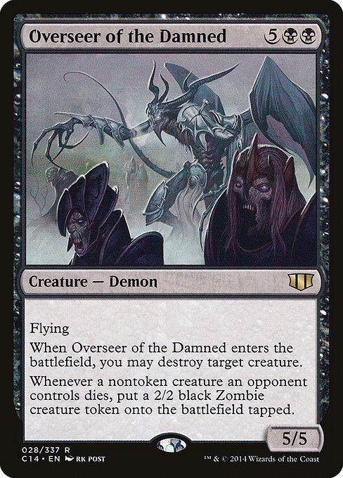 Magic the Gathering Card - Overseer of the Damned - MTG Circle